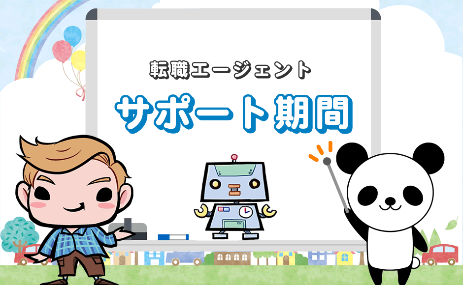 転職エージェント サポート期間